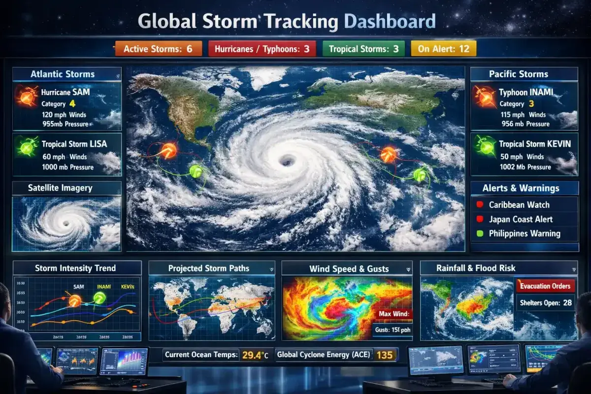 Weather Experts Tracking Named Tropical Storms