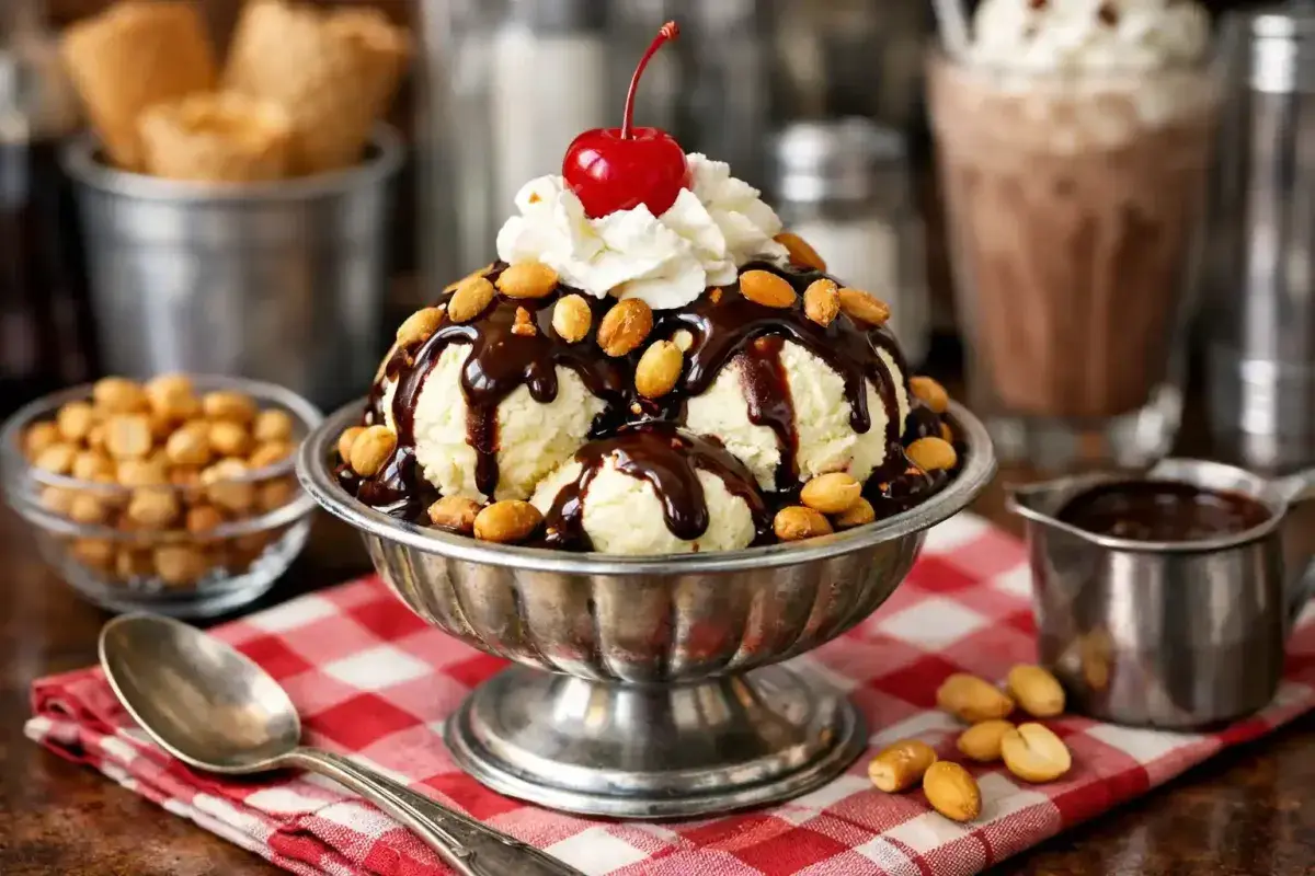 Nebraska Tin Roof Sundae Dessert