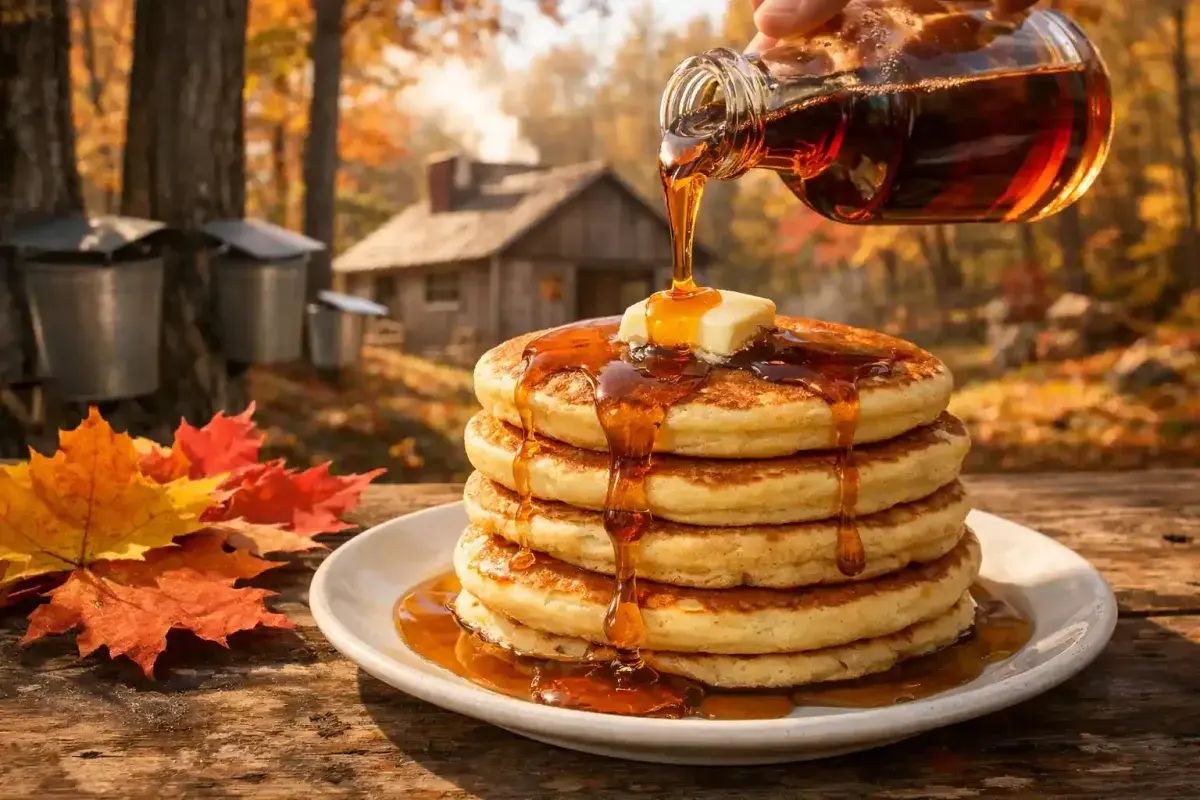 Pure Maine maple syrup fresh from the sugarhouse