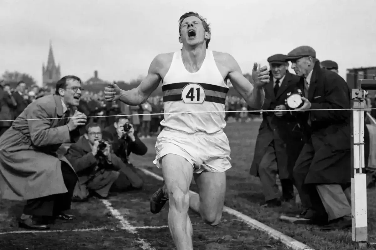 Roger Bannister Breaking the Four Minute Mile Barrier