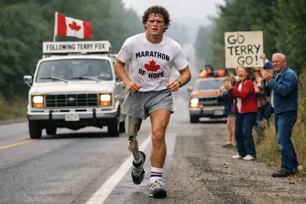 Terry Fox Inspiring Millions Through the Marathon of Hope