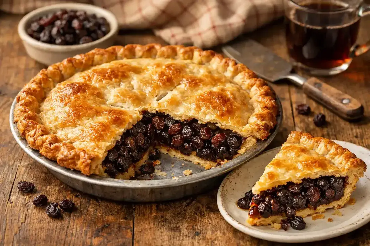 Traditional Nebraska Raisin Pie