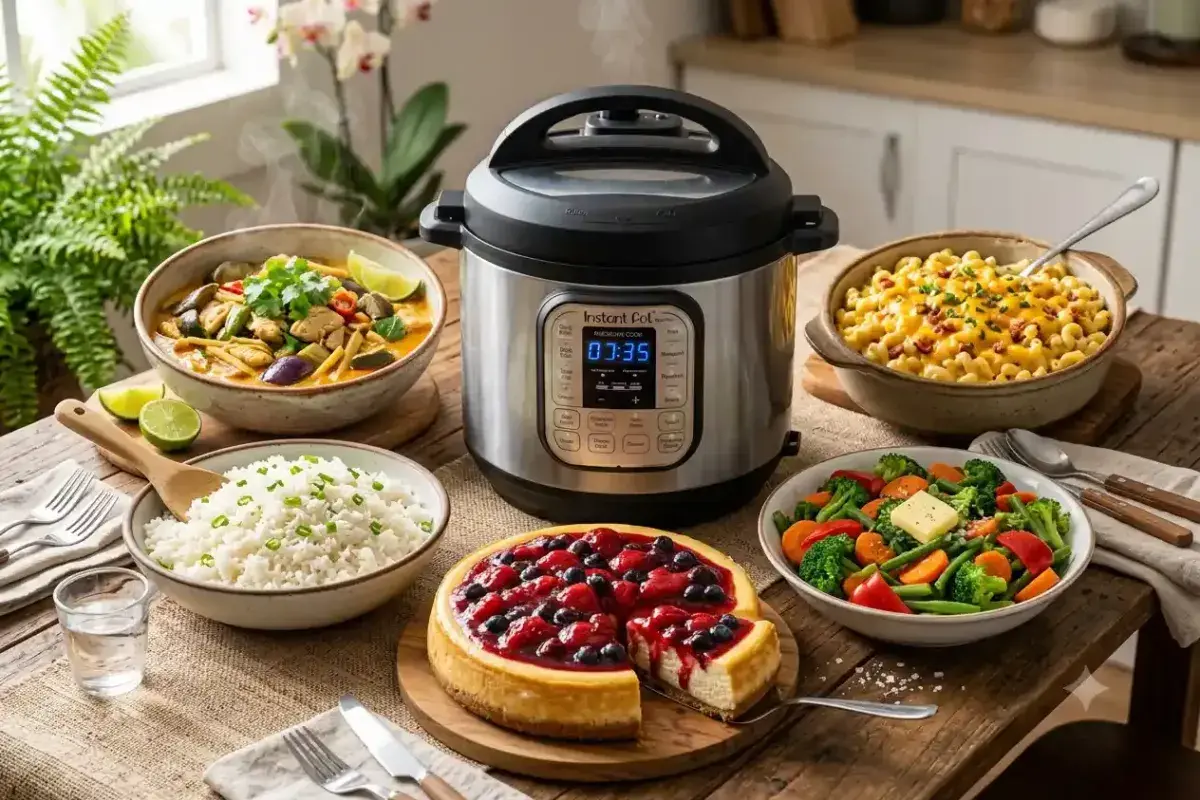 Creative recipes prepared with an Instant Pot