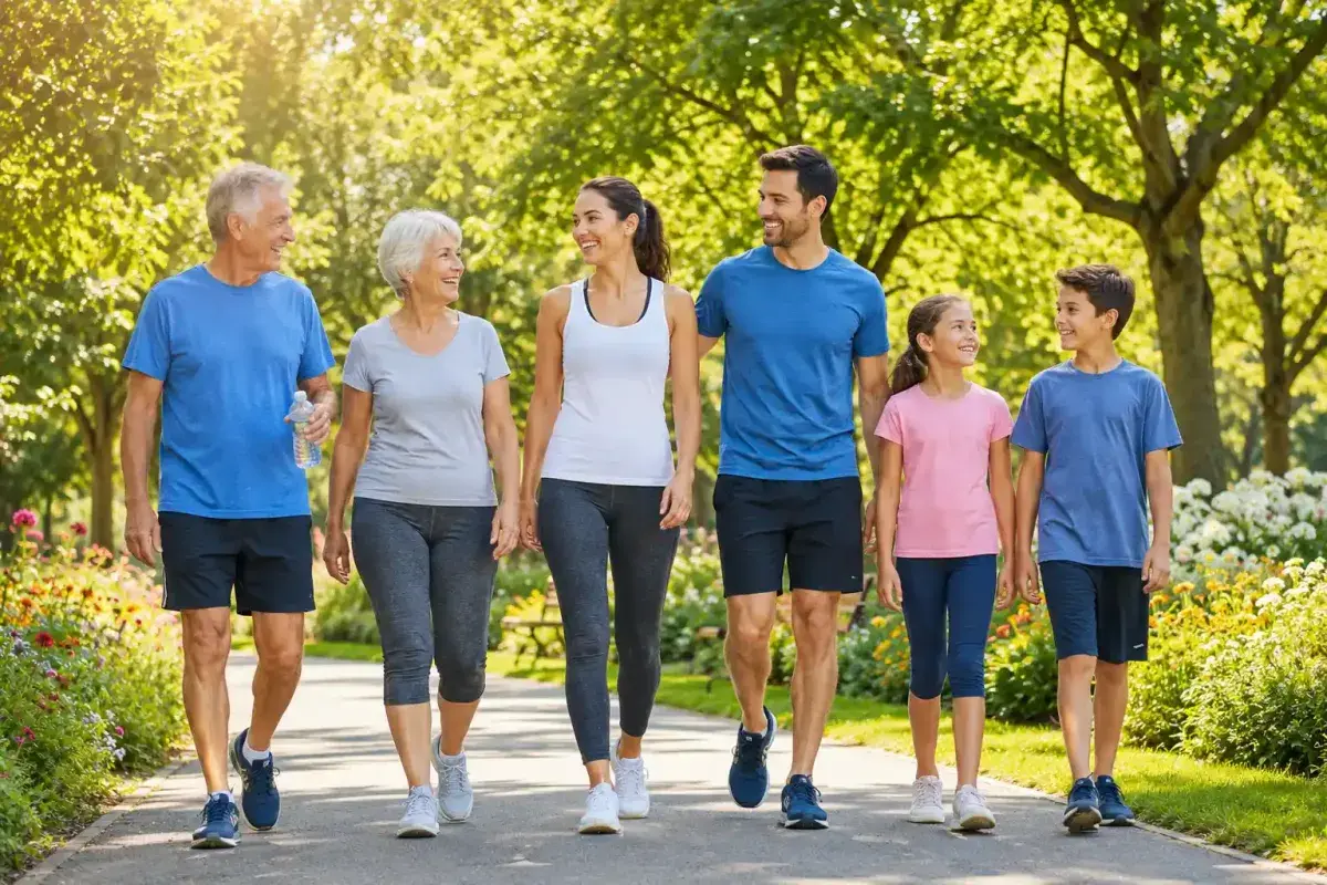 Walking improves overall quality of life