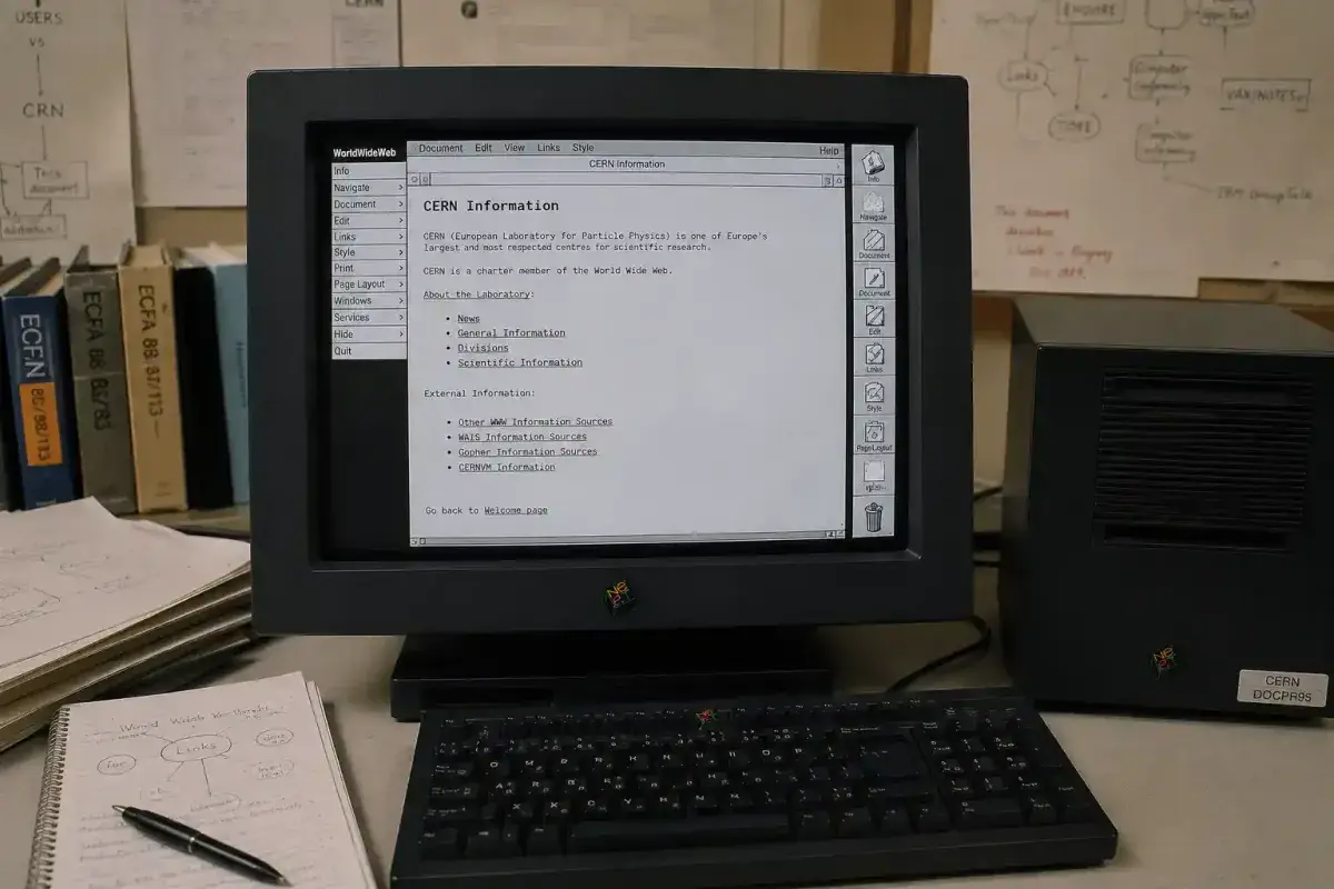 Exploring the early web before modern search engines existed