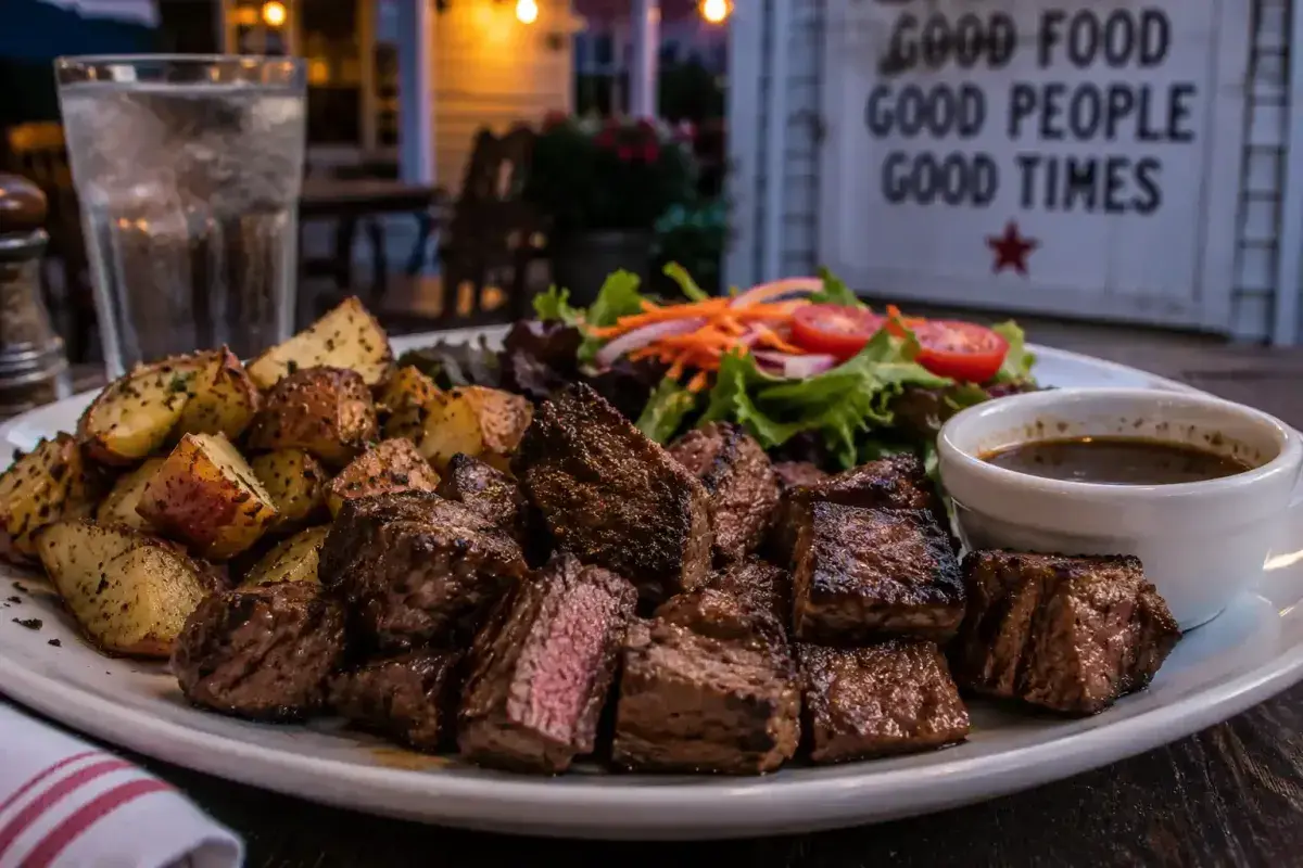 Grilled Massachusetts Steak Tips with Classic Marinade