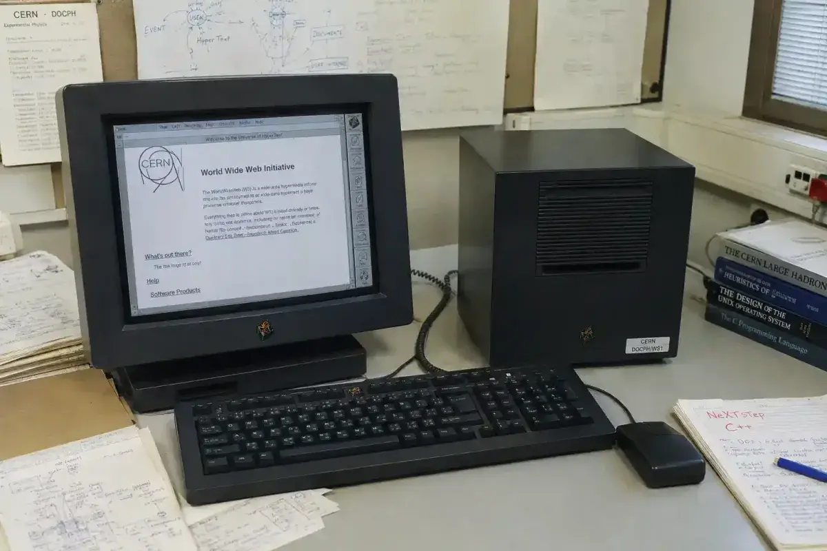 NeXT computer used as the first World Wide Web server