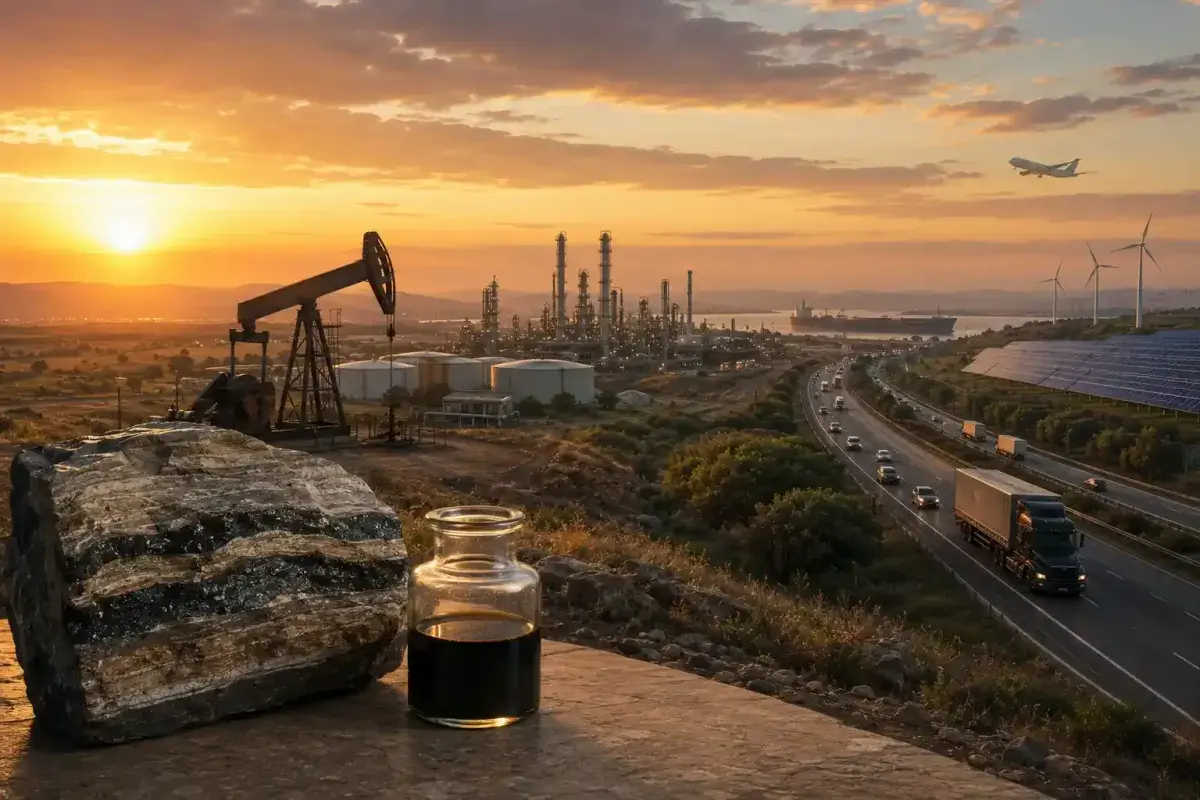 The journey of oil from geology to modern energy