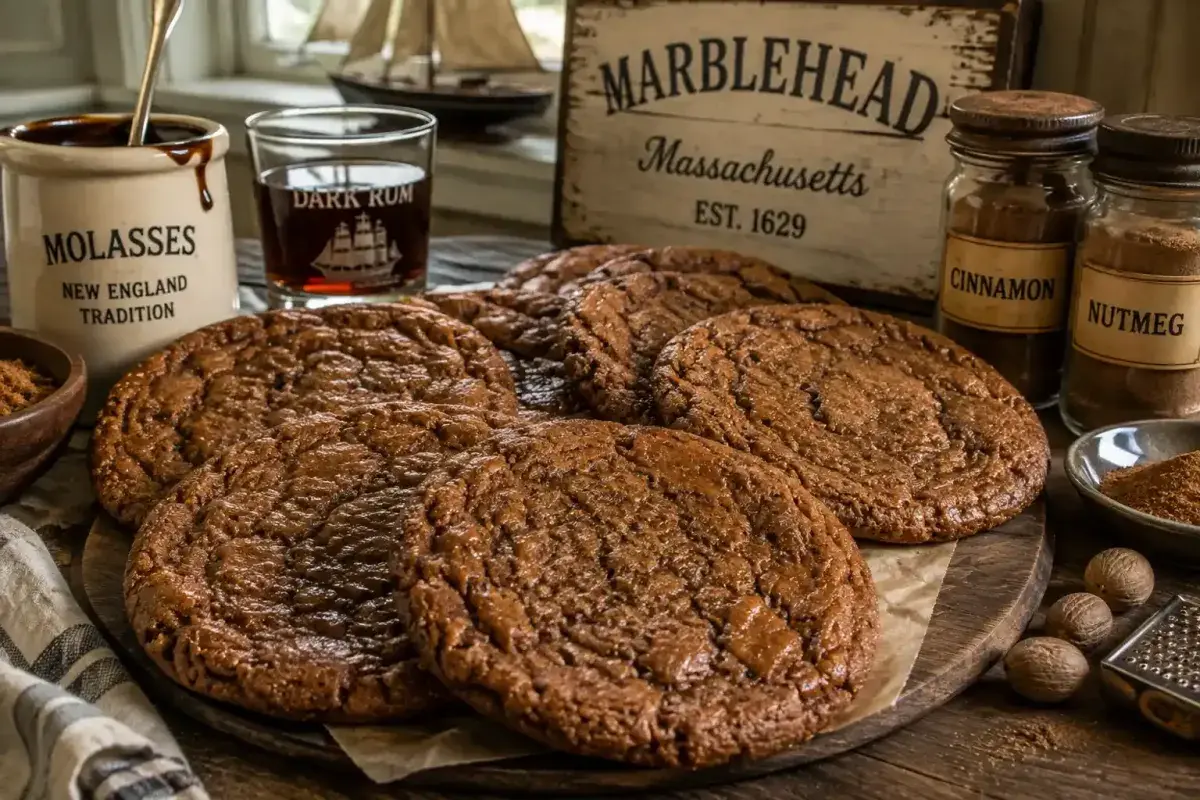 Traditional Joe Frogger Molasses Cookies from Marblehead