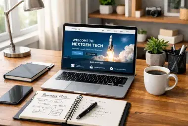 Entrepreneur Building an Online Business From Home on a Budget