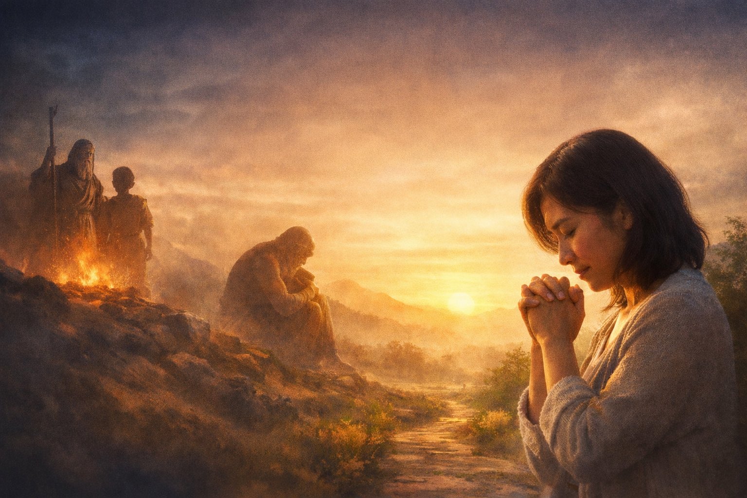 praying 