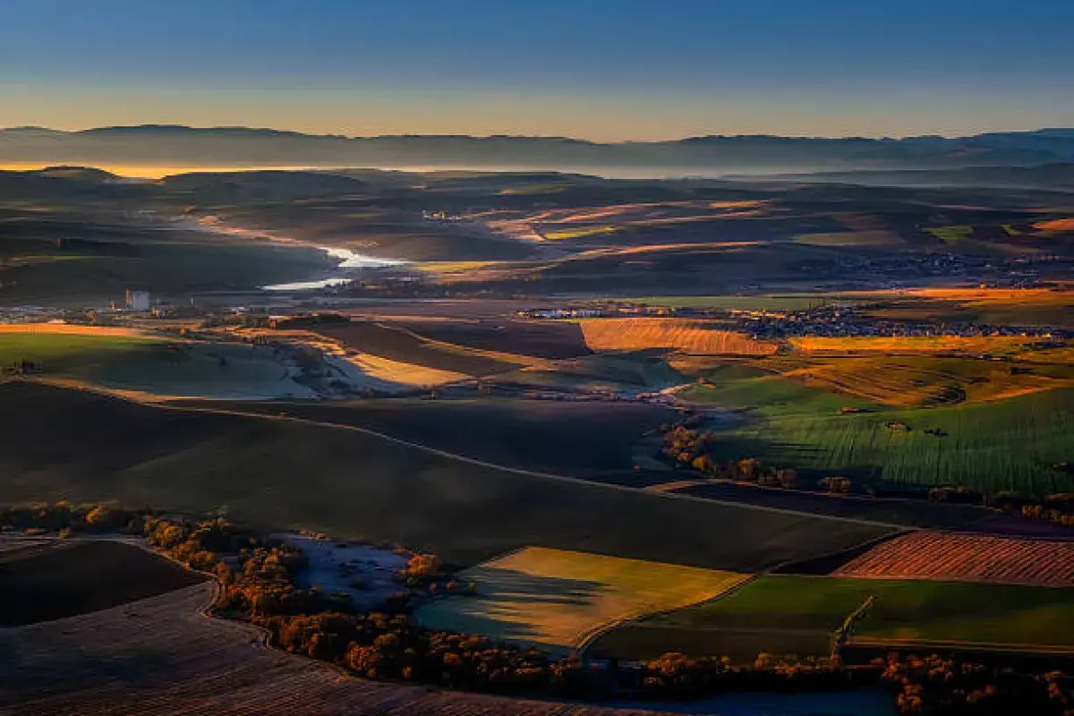 The first light of dawn symbolizing hope after darkness