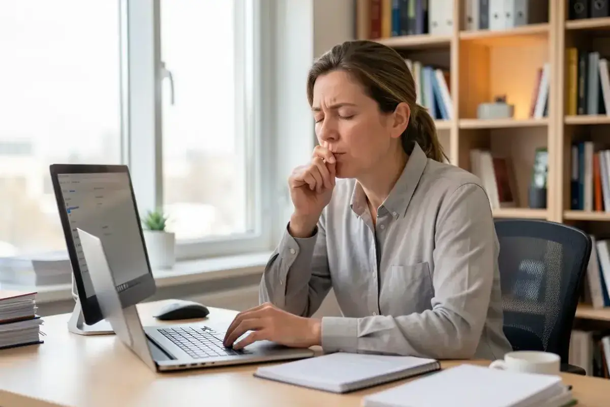Using self talk to anchor focus during high stress