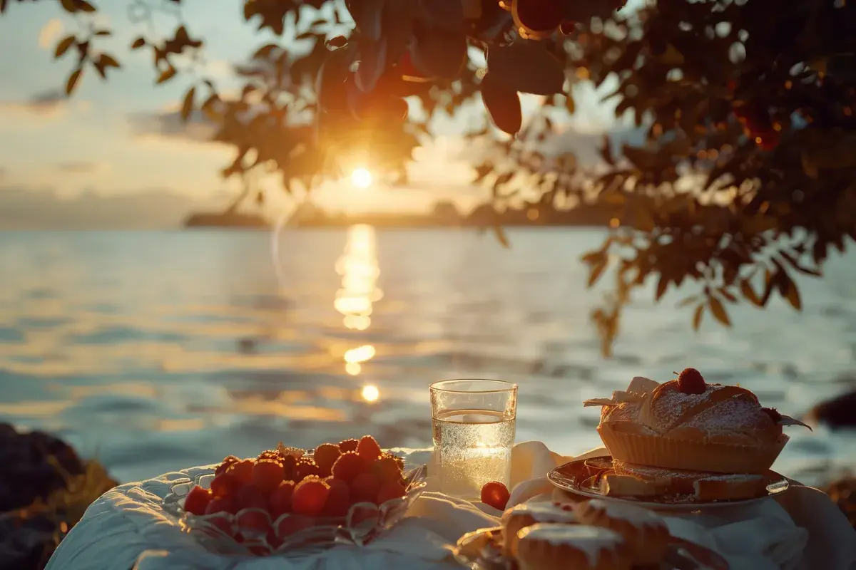 dinner by the sea