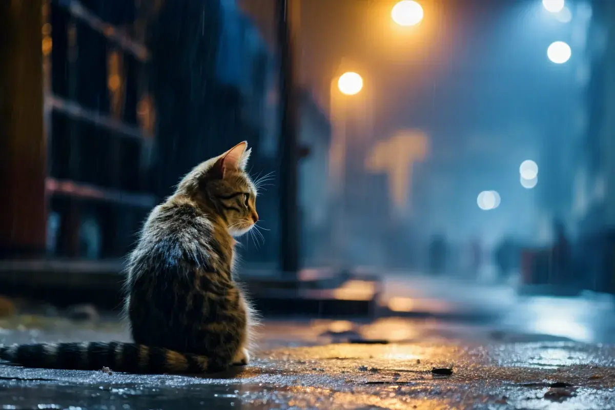 alone -kitten