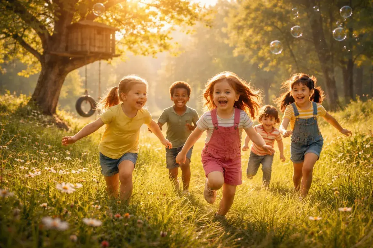 Kids playing 