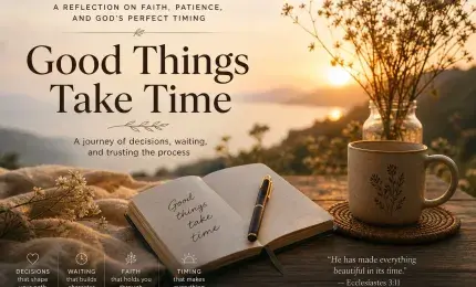 Cover image of good things take time 