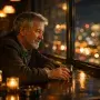 Man reflecting on years of alcohol abuse and life struggles