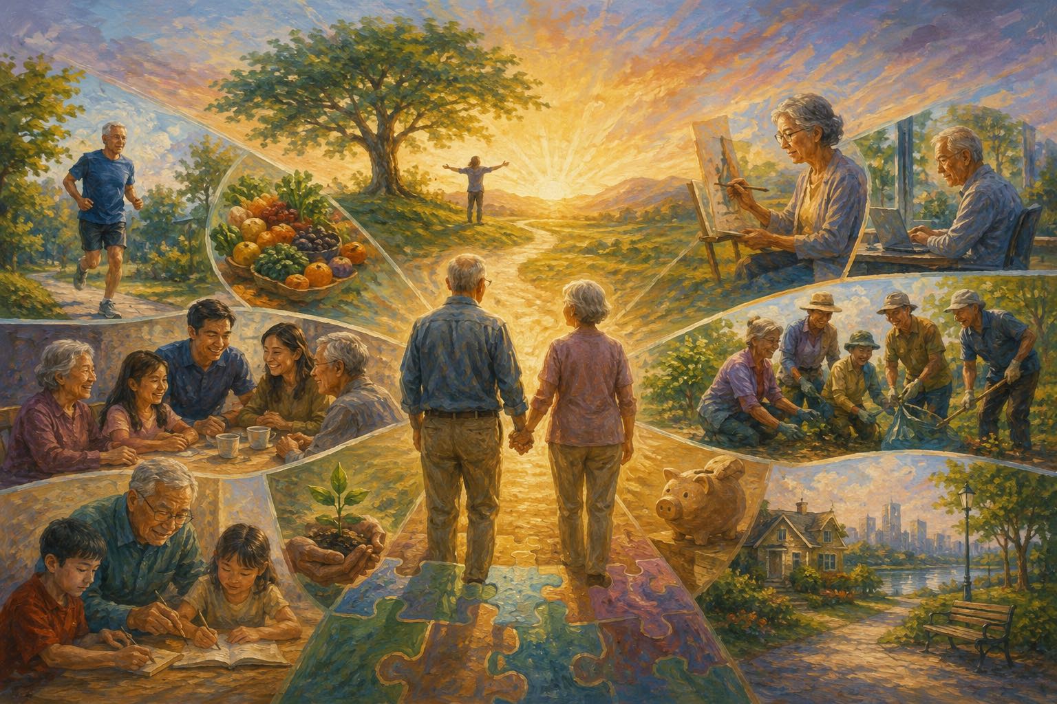 Dimensions of purposeful aging 