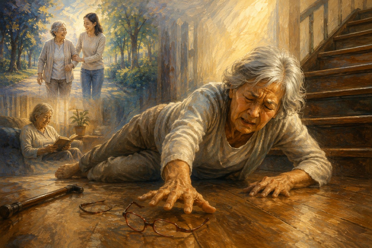 Victim of a fall