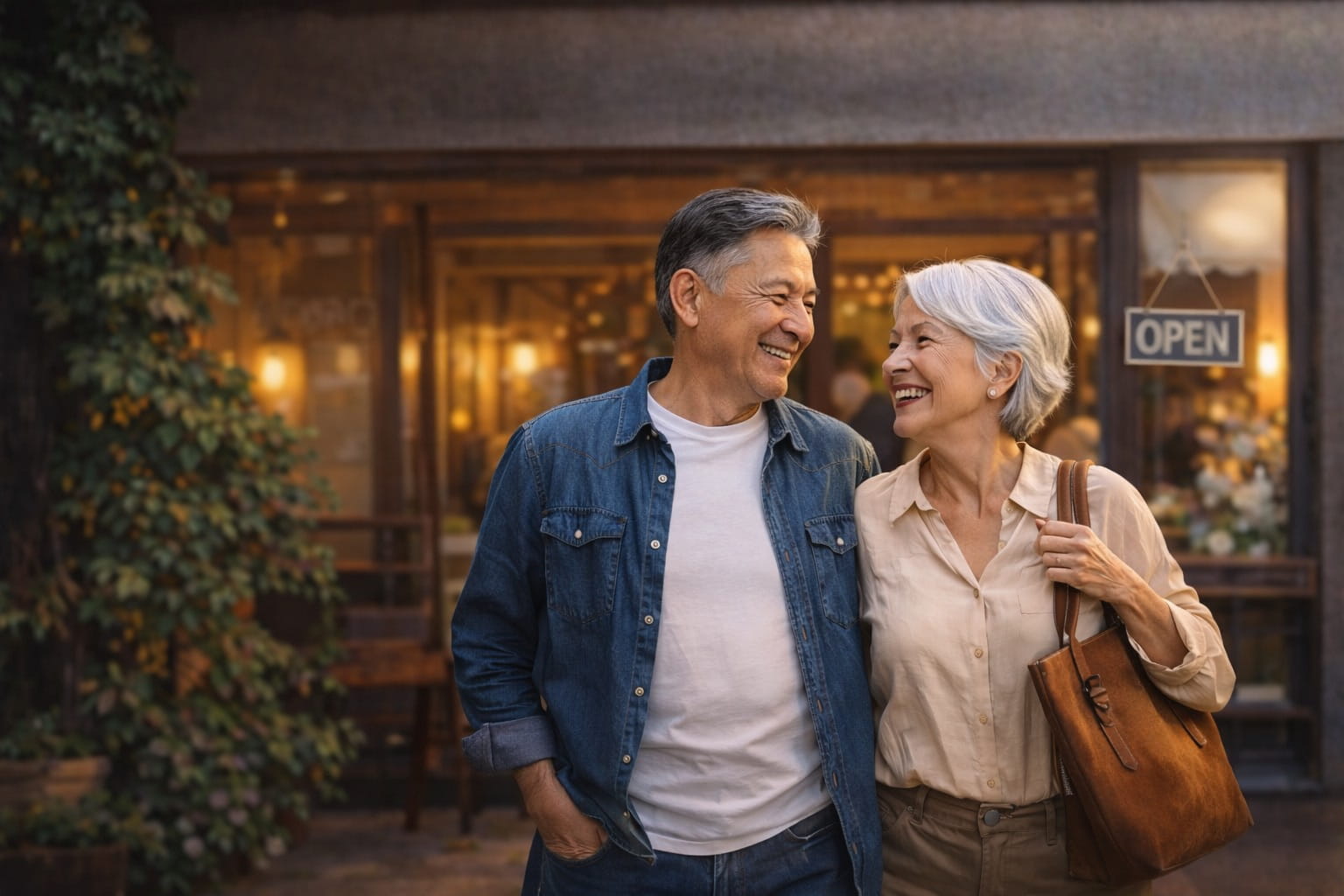 couple enjoying business 