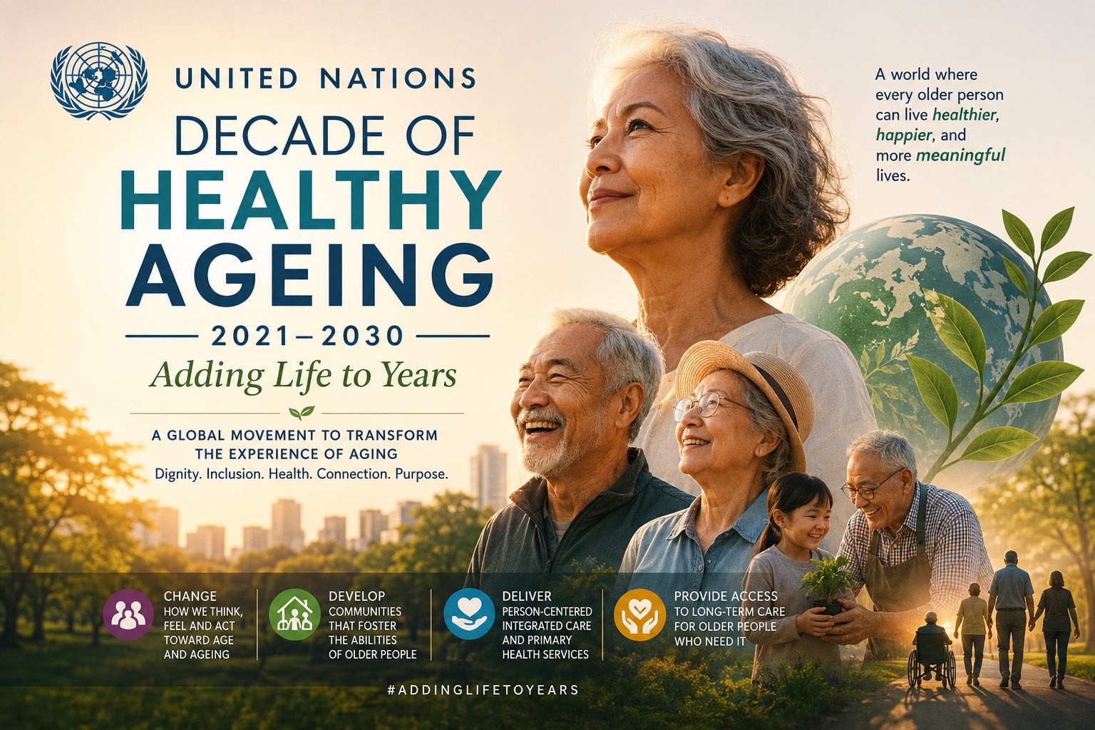 cover image UN HEalthy Decade of Aging