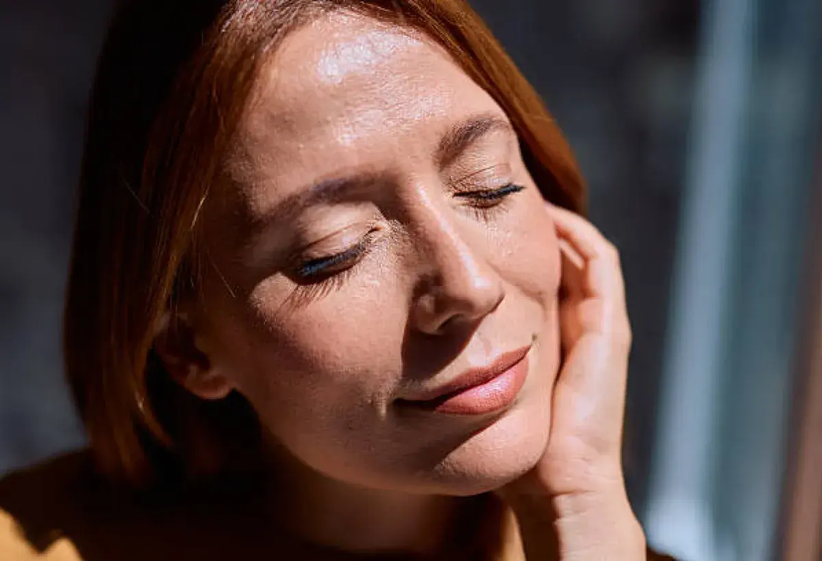 Healthy, hydrated skin demonstrating the results of acid mantle repair