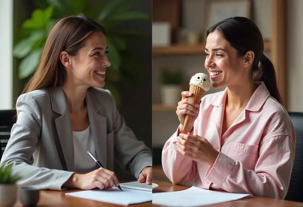 Two sides of the same self