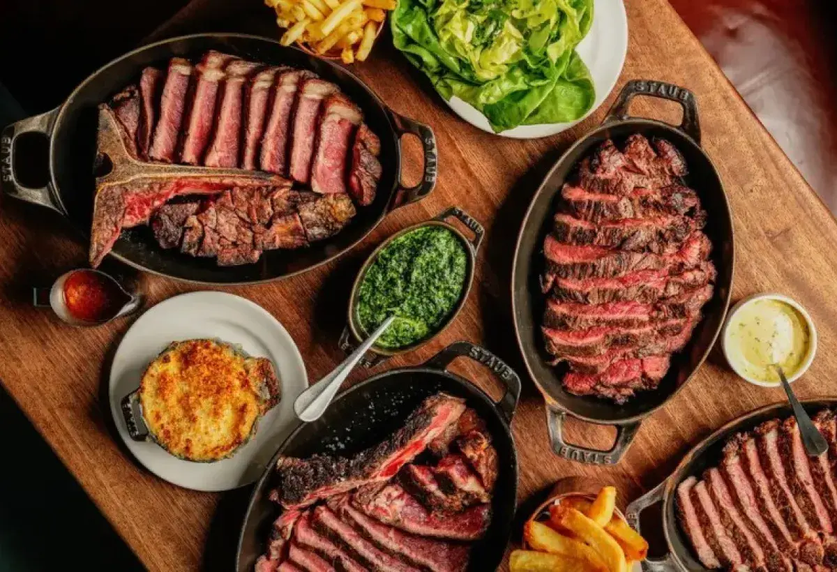 Perfectly Charred Steak at Hawksmoor London