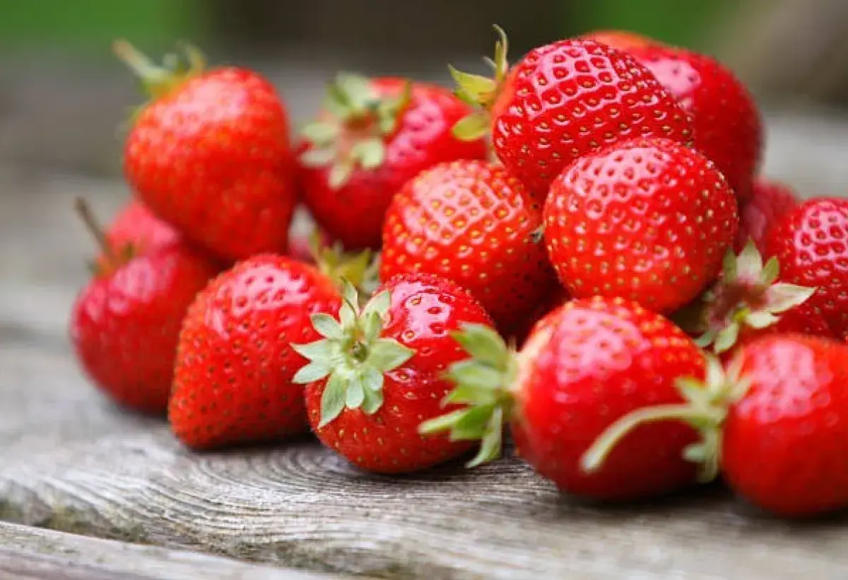 Sweet strawberries for acne prevention and radiant skin