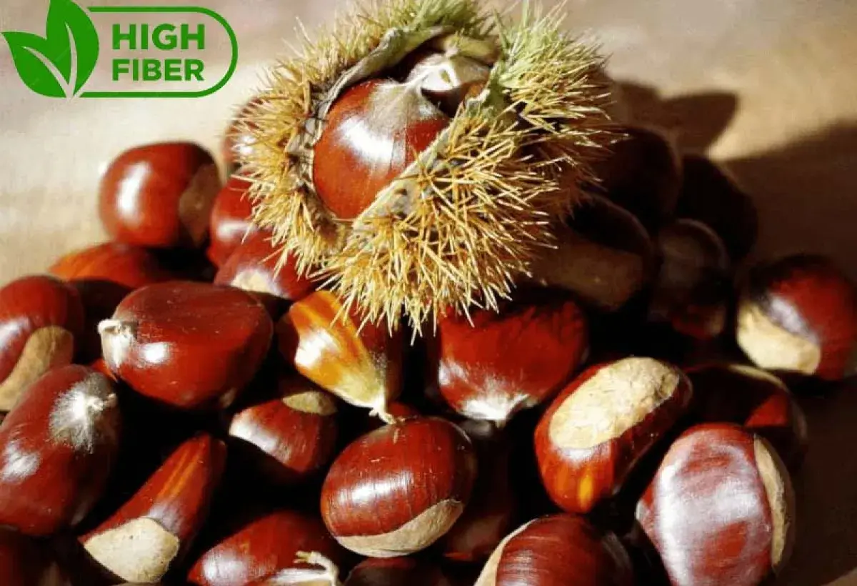Chestnuts High in Dietary Fiber