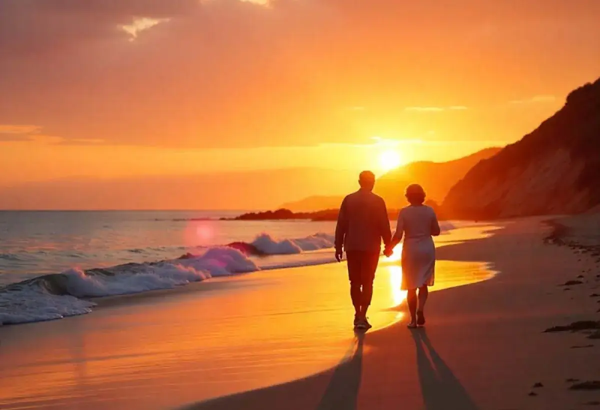 Portugal Retirement Sunset Walk