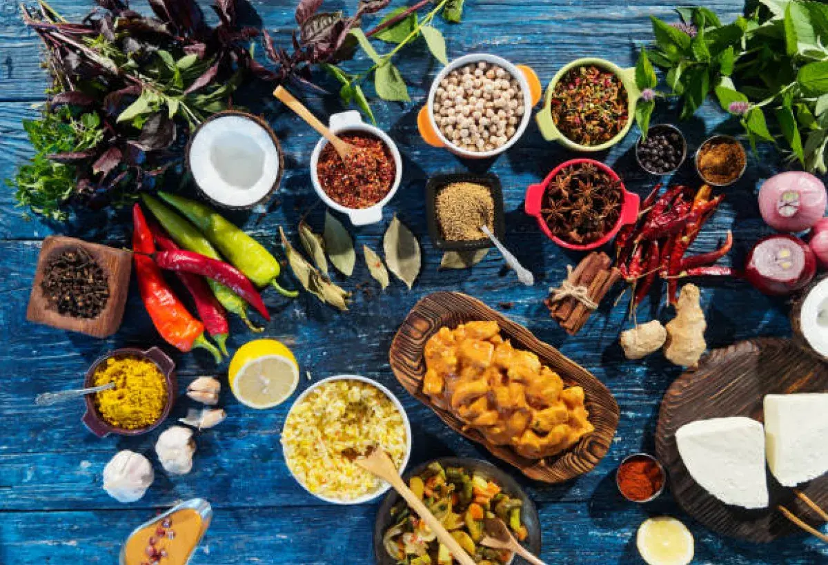 Nutrient-dense ingredients that enhance a healthy meal.