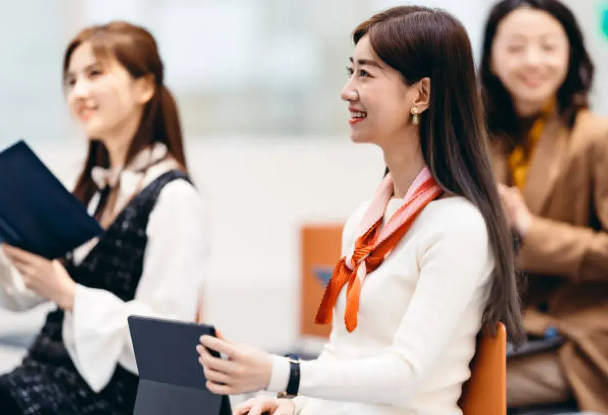 K-pop idols learning foreign languages in classroom setting