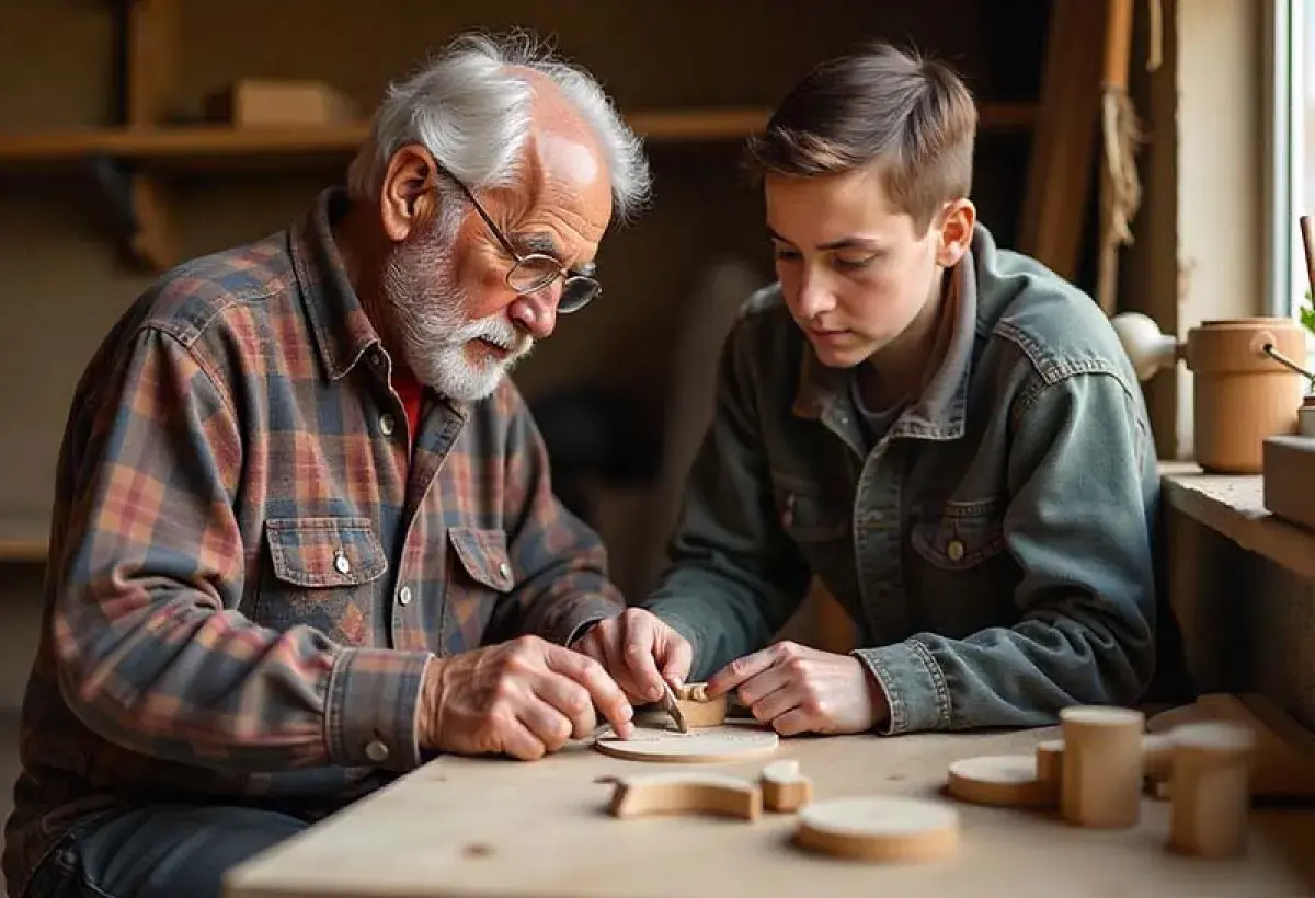 Passing tacit craftsmanship knowledge to younger generations.