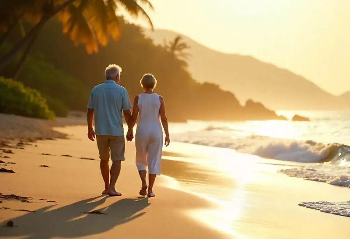 Seniors Enjoying Retirement Outdoors