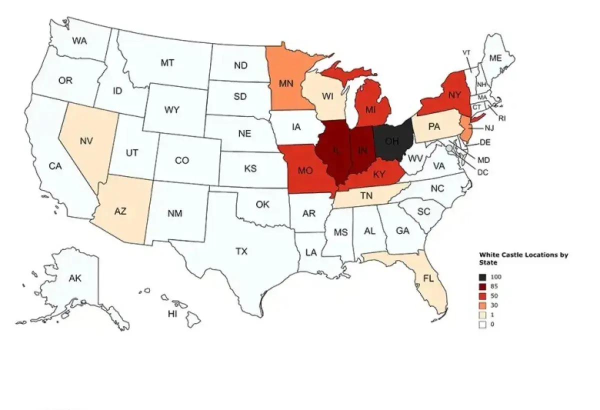 White Castle Regional Map Focus
