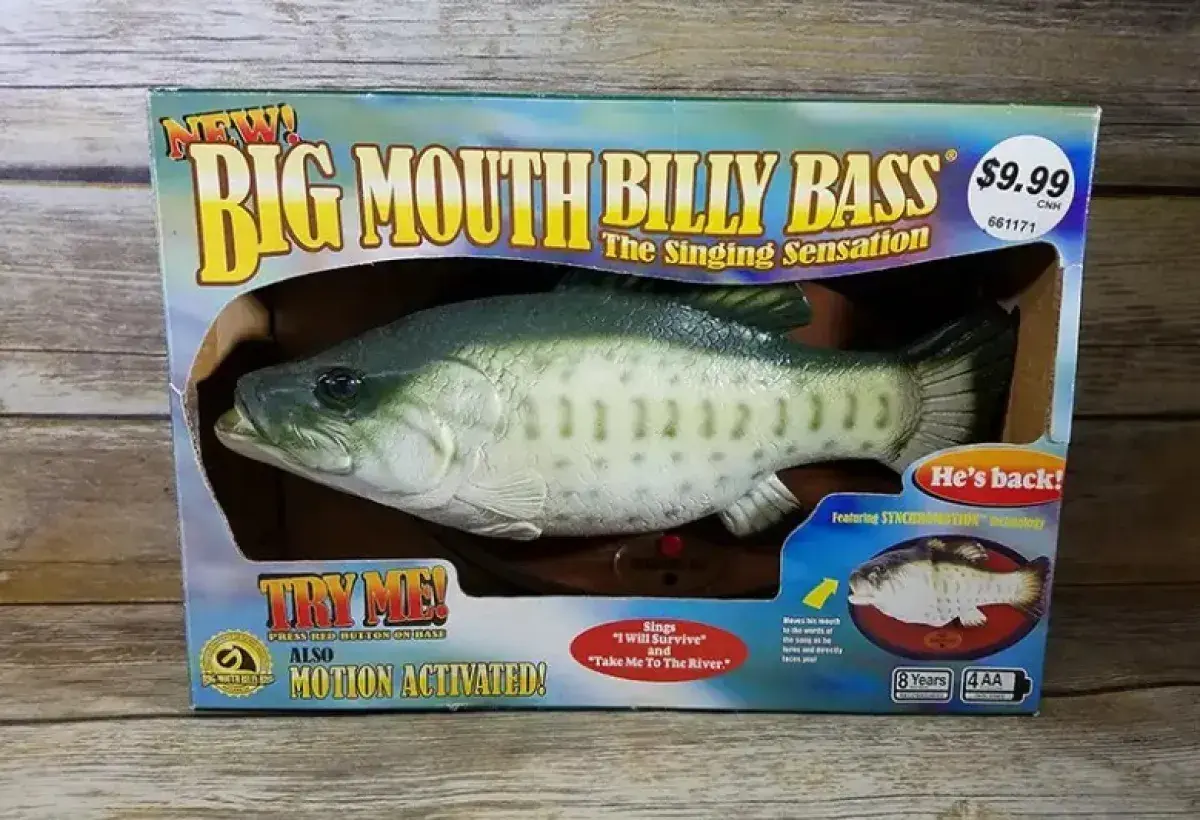 A singing fish novelty gift