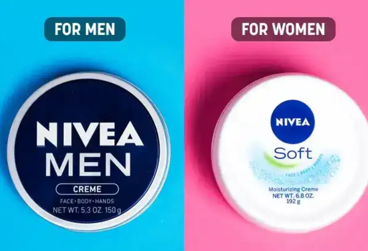 Size comparison of gender specific consumer products