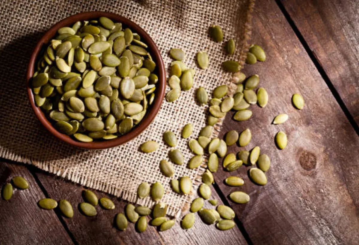 Pumpkin seeds rich in minerals for mental clarity