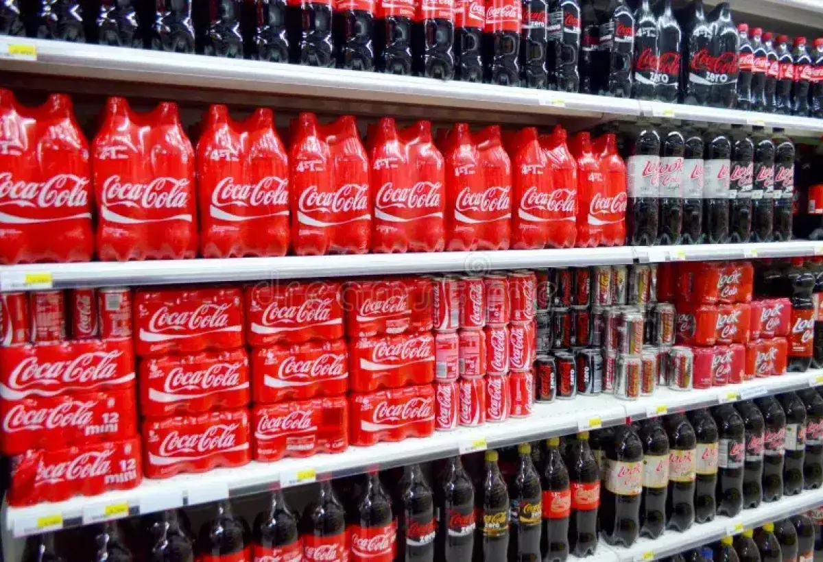 Millions of Coca-Cola bottles consumed every day worldwide