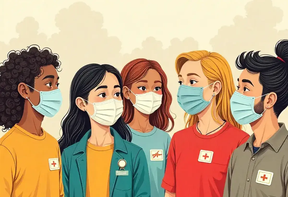 Community protection through widespread vaccination