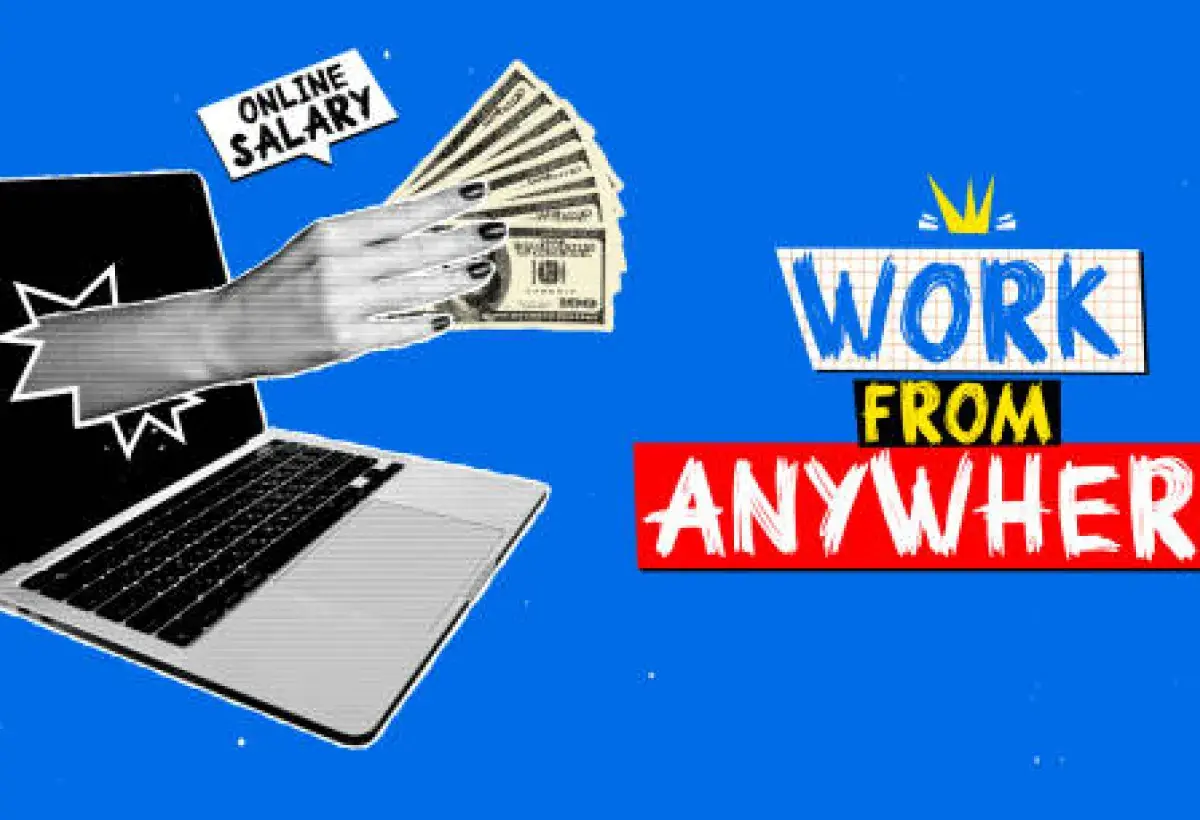 Fake remote job offer promising high pay and easy work