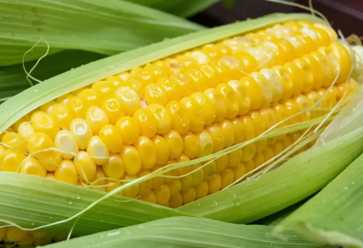 Yellow corn containing lutein and zeaxanthin for retinal protection