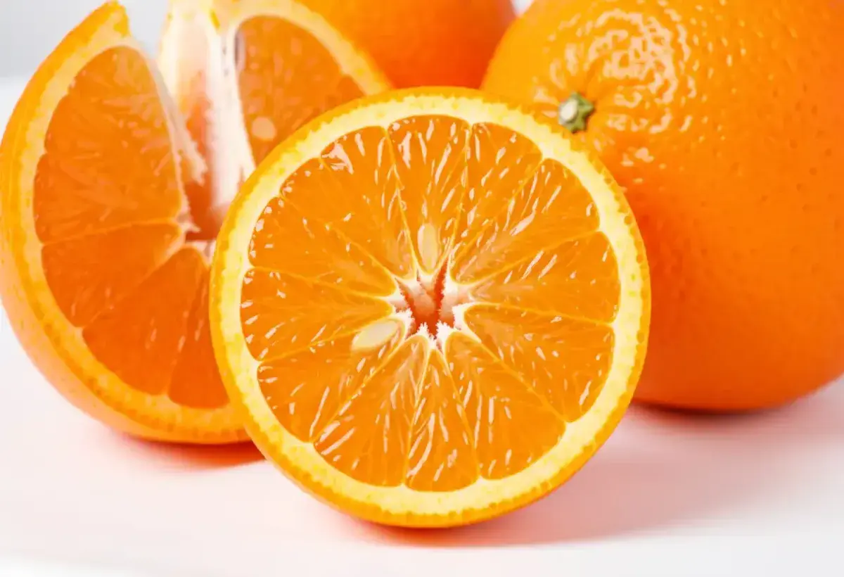 Juicy oranges packed with vitamin C for healthy eyes