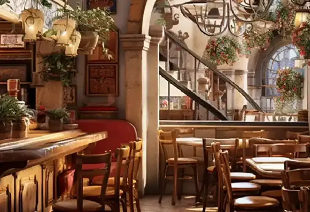 Harry’s Bar Venice historic cocktail bar interior