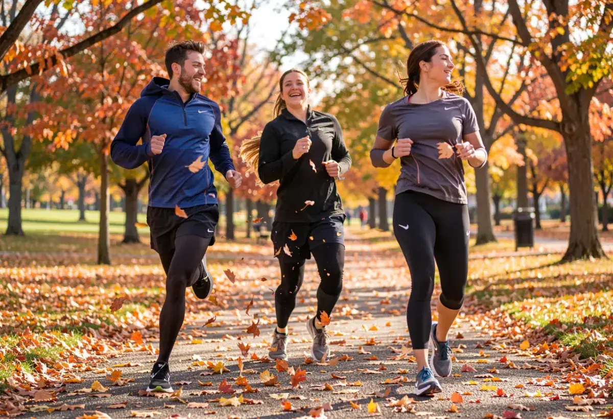 Everyday athletes wearing Nike footwear