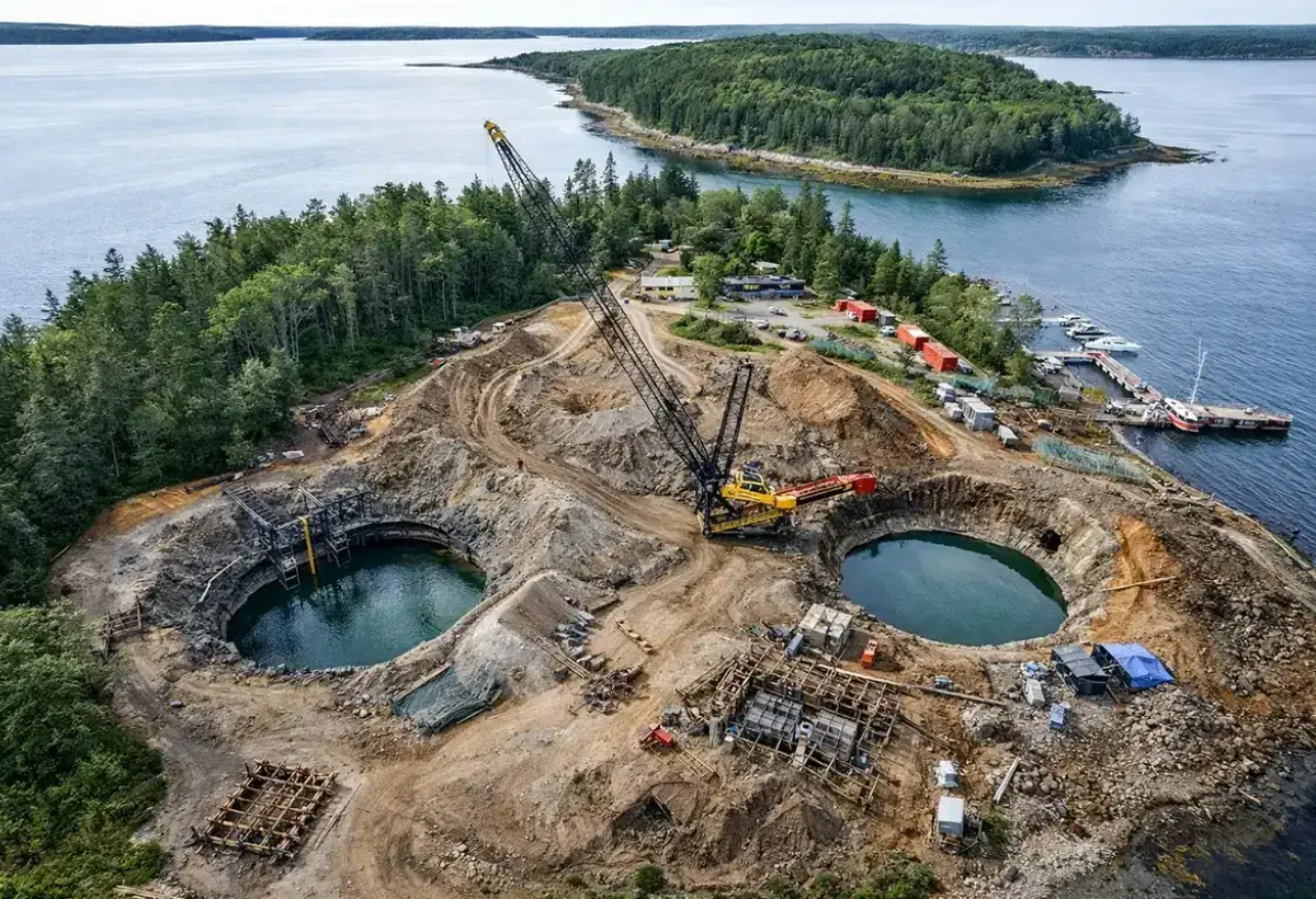 Oak Island Nova Scotia mysterious excavation site
