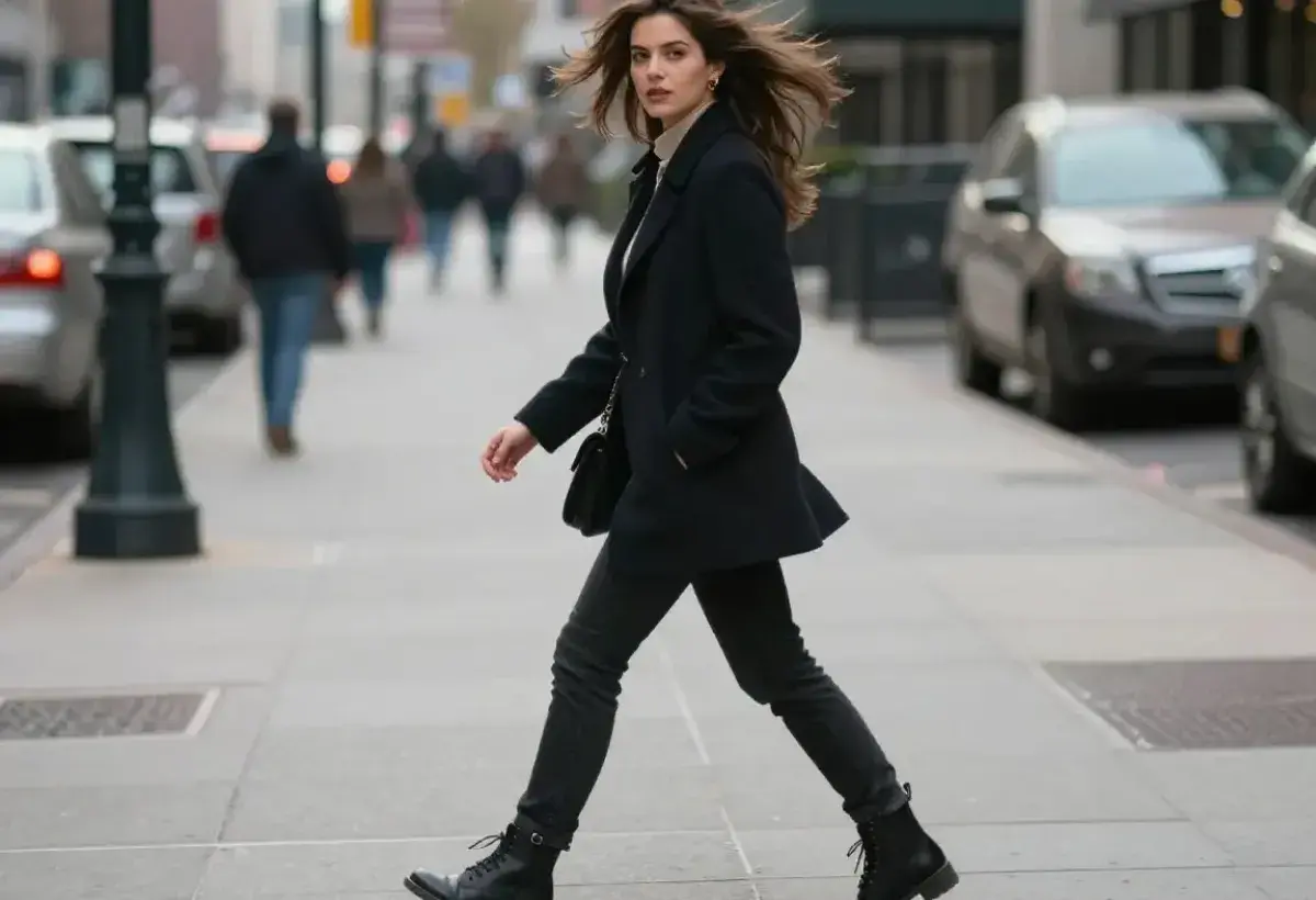 Woman trusting her instincts and staying alert