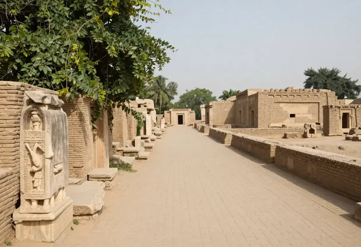 Ancient city ruins of the Indus Valley Civilization